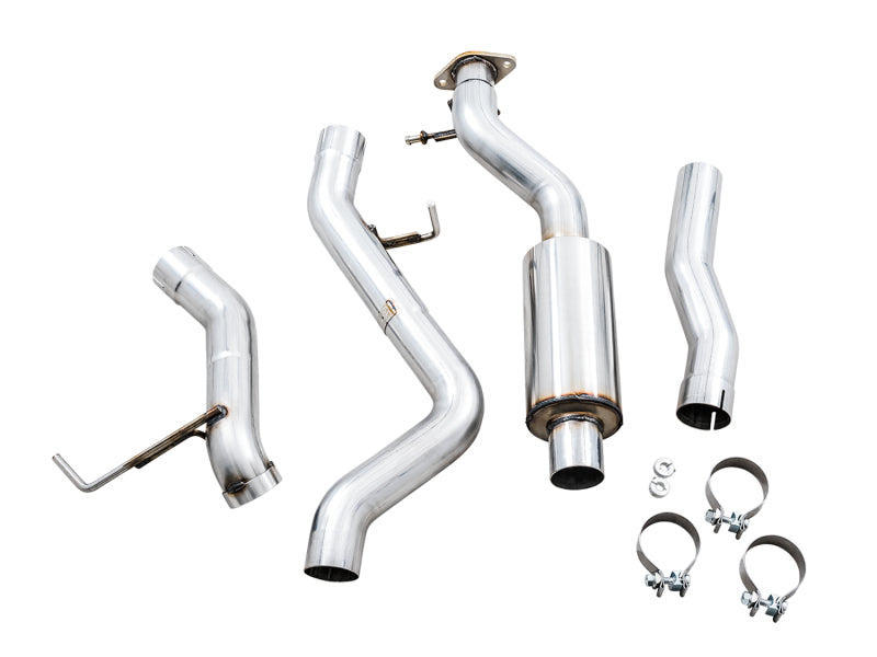 AWE Tuning 2021+ Ford Bronco 0FG Exhaust (No Tips) w/ Bash Guard