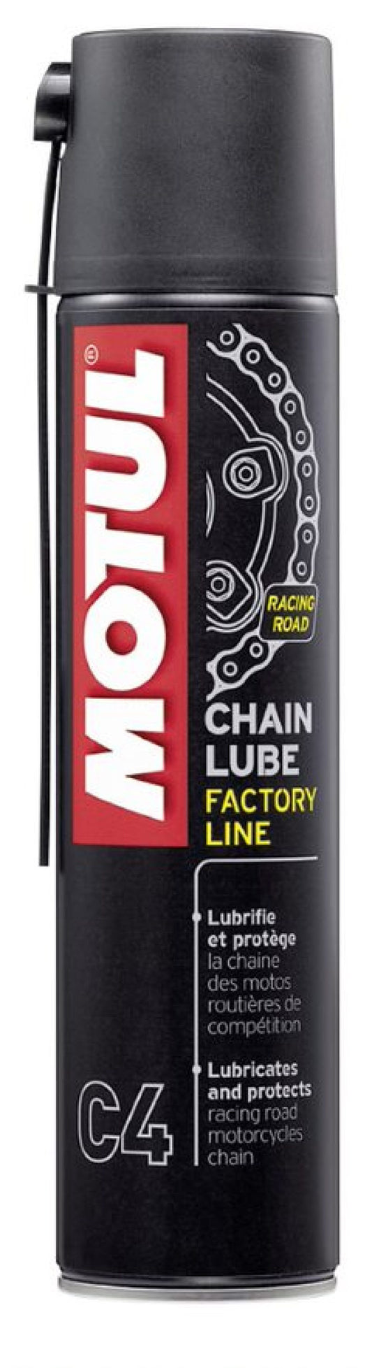 Motul .400L Cleaners C4 CHAIN LUBE FACTORY LINE Case of 111821