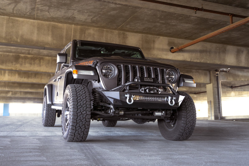 DV8 Offroad 07-23 Jeep Wrangler JK/JL & Gladiator JT FS-1 Series Stubby Front Bumper