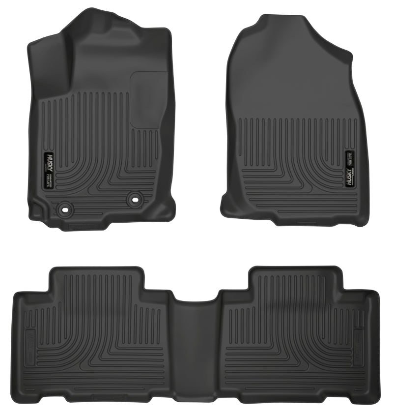 Husky Liners 13 Toyota RAV4 Weatherbeater Black Front & 2nd Seat Floor Liners