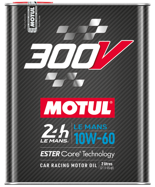 Motul 2L Synthetic Racing Oil 300V Le Mans 10W60 10x2L Case of 10 110864