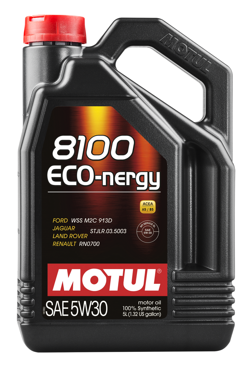 Motul 5L Synthetic Engine Oil 8100 5W30 ECO-NERGY Case of 4 102898