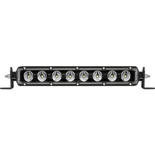 Rigid Industries 10in Radiance Plus SR-Series Single Row LED Light Bar with 8 Ba