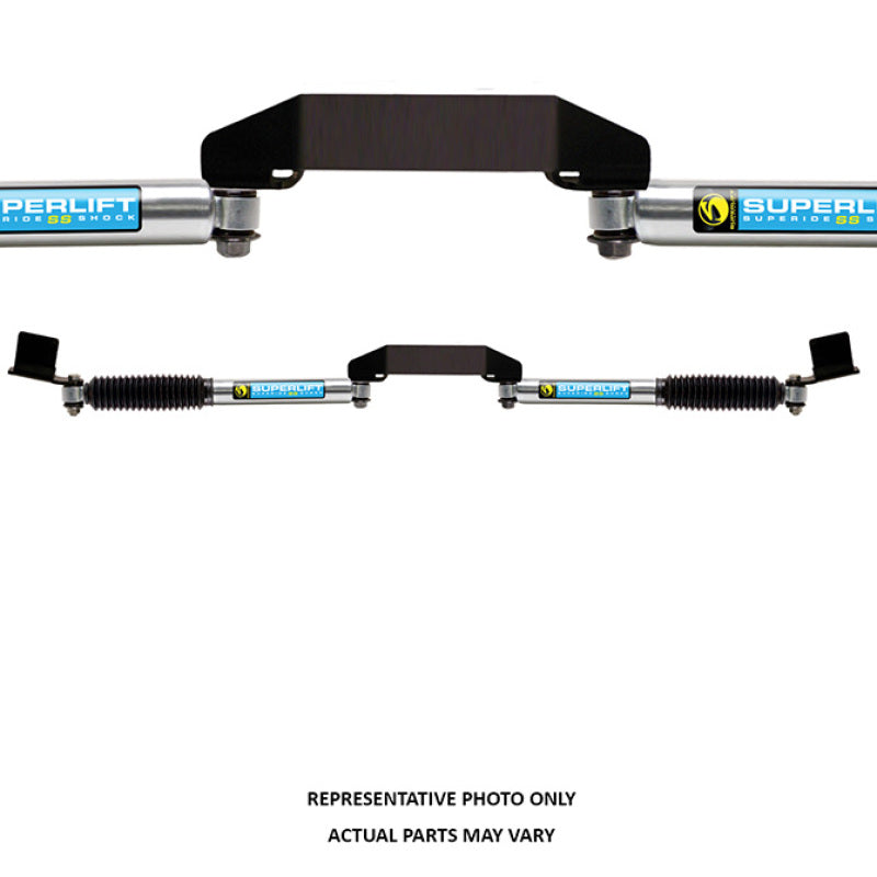 Superlift 05-19 Ford F-250 SD 4WD Dual Steering Stabilizer Kit - SL SS Bilstein
