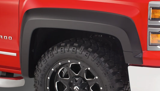 Bushwacker 15-18 Chevy Silverado 2500 HD Extend-A-Fender Style Flares 2pc - Black