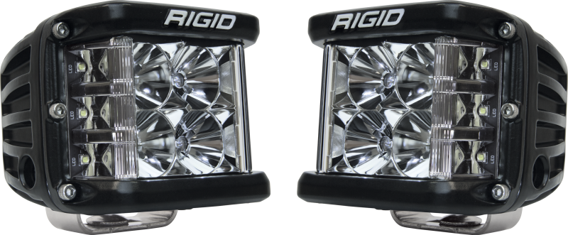 Rigid Industries D-SS Flood LED Pod Light Pair Black Housing 262113