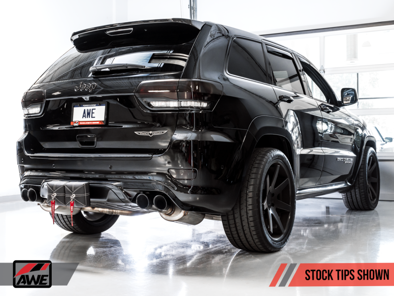 AWE Tuning 2020 Jeep Grand Cherokee SRT/Trackhawk Track Edition Exhaust - Use w/Stock Tips