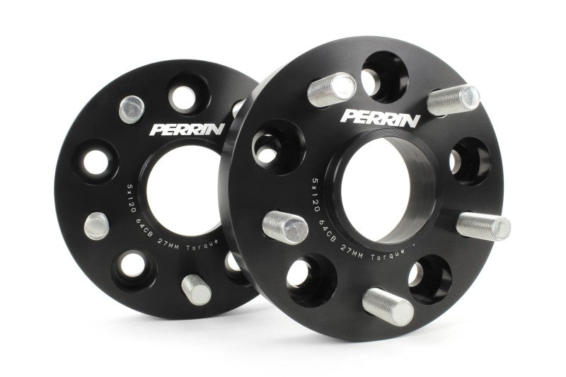 Perrin 64.1mm Hub 5x120 27mm Wheel Spacers One Pair for 17-18 Honda Civic Type R
