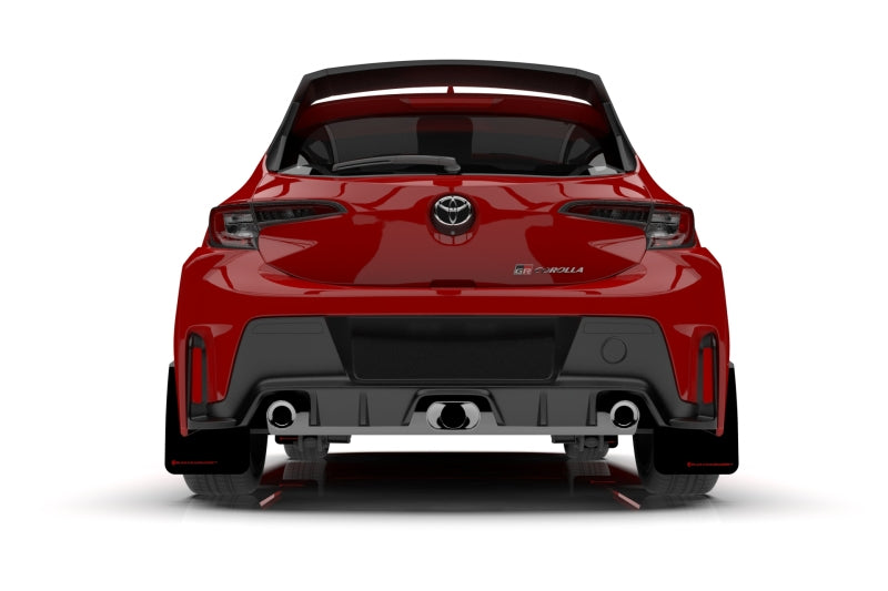 Rally Armor Black UR Mud Flap w/ Red Logo for 23-25 GR Corolla MF89-UR-BLK-RD