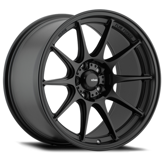 Konig Dekagram 16x8 4x100 ET35 Semi-Matte Black