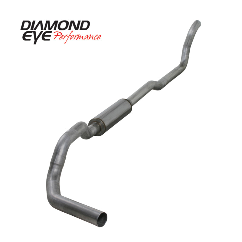 Diamond Eye KIT 4in TB SGL AL: 2-WHEEL DRIVE ONLY 89-93 DODGE CUMMINS 5.9L