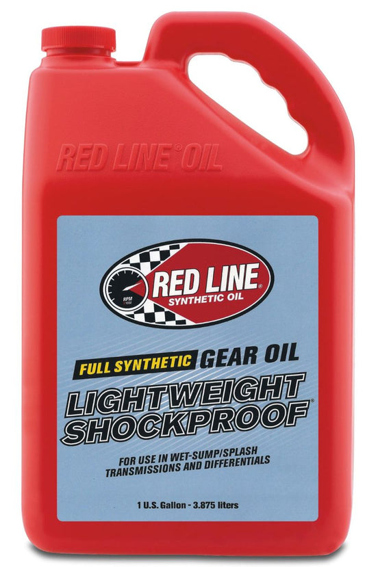 Red Line LightWeight ShockProof Gear Oil Gallon Case of 4 58405