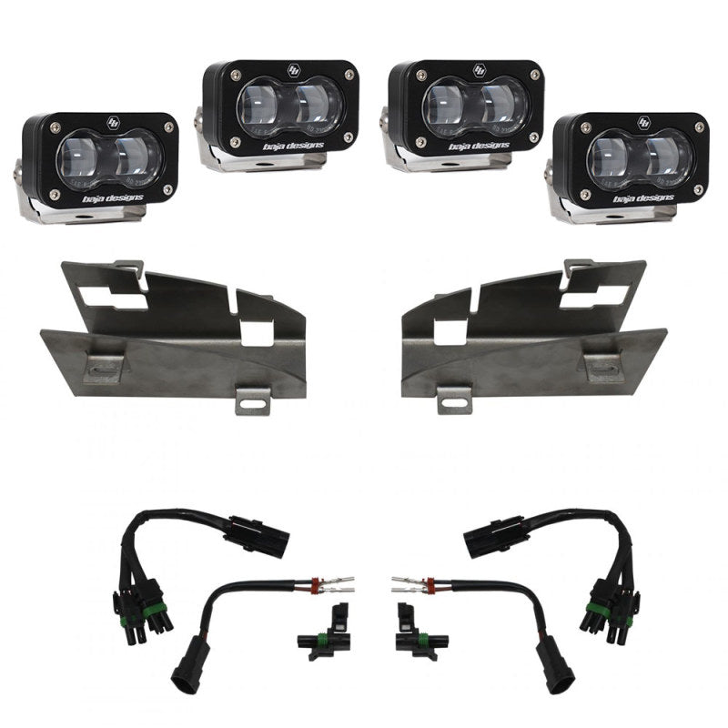 Baja Designs 19-22 Dodge RAM 1500 Rebel / 21-22 1500 TRX S2 SAE Dual Fog Pocket