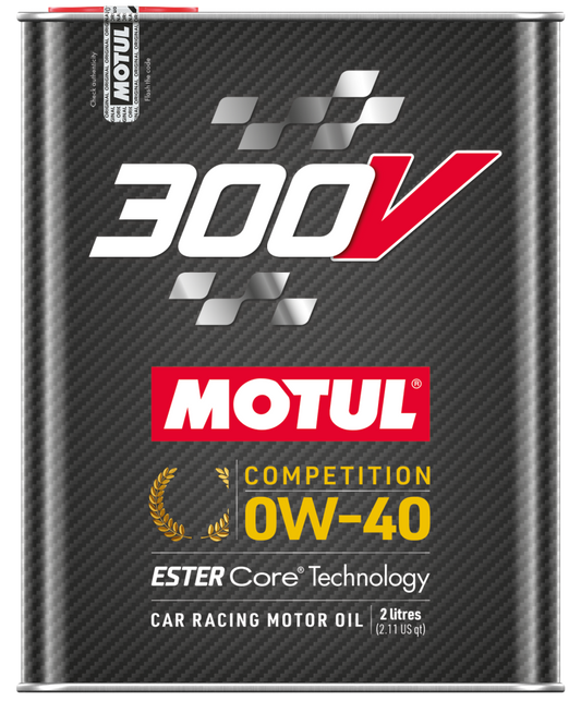 Motul 2L 300V Competition Full Synthetic Engine Oil 0W40 Case of 10 110857