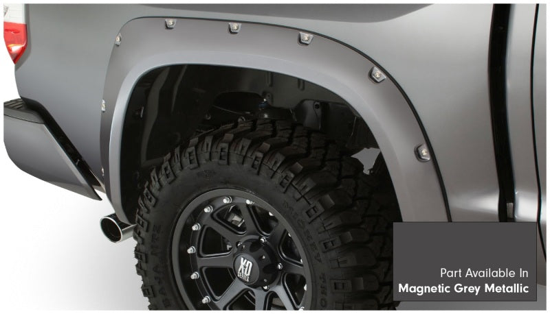 Bushwacker Pocket Style Fender Flares Magnetic Grey Fits 14-21 Tundra 30918-63