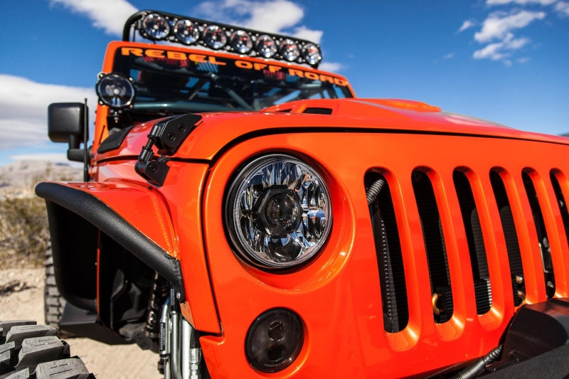 KC HiLiTES 07-18 Jeep JK (Not for Rubicon/Sahara) 7in. Gravity LED Pro DOT Headl