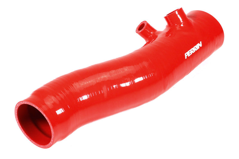 Perrin Red 3in Turbo Inlet Hose w/ Nozzle for 2022+ Subaru WRX VB FA24