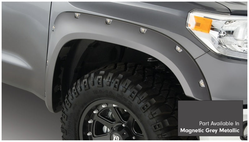 Bushwacker Pocket Style Fender Flares Magnetic Grey Fits 14-21 Tundra 30918-63