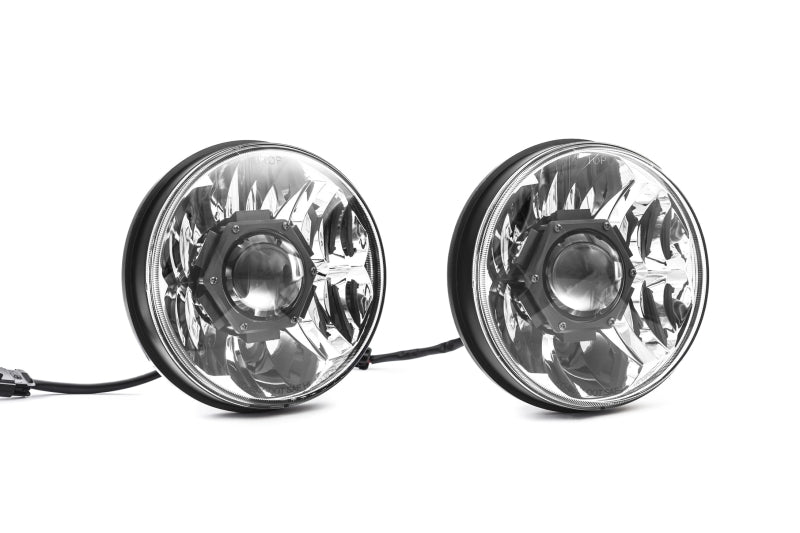 KC HiLiTES 07-18 Jeep JK (Not for Rubicon/Sahara) 7in. Gravity LED Pro DOT Headl