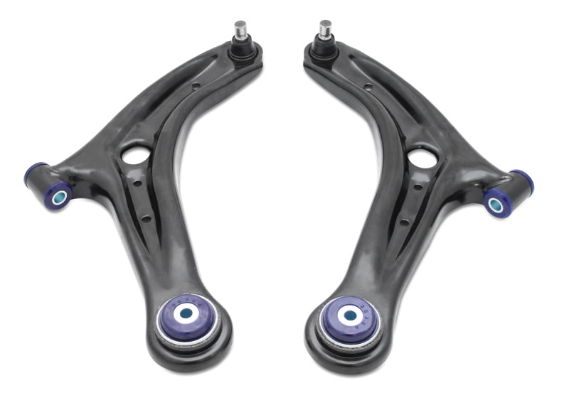 SuperPro Front Lower Control Arm Set w/ Bushings for 14-19 Fiesta ST TRC1046