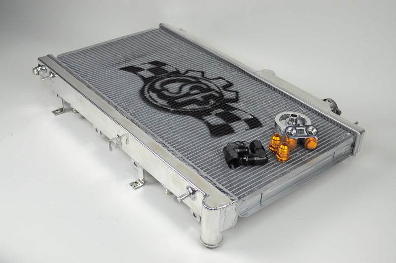 CSF 2-Row Radiator w/Built-In Oil Cooler for 08+ WRX STI Crosstrek 7042O