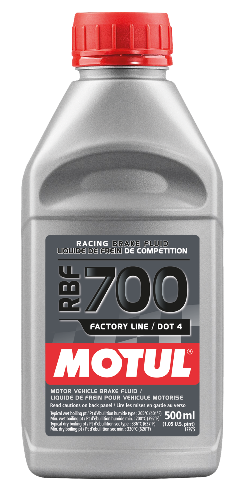 Motul 1/2L Brake Fluid RBF 700 Synthetic Racing Case of 12 DOT 4 111257