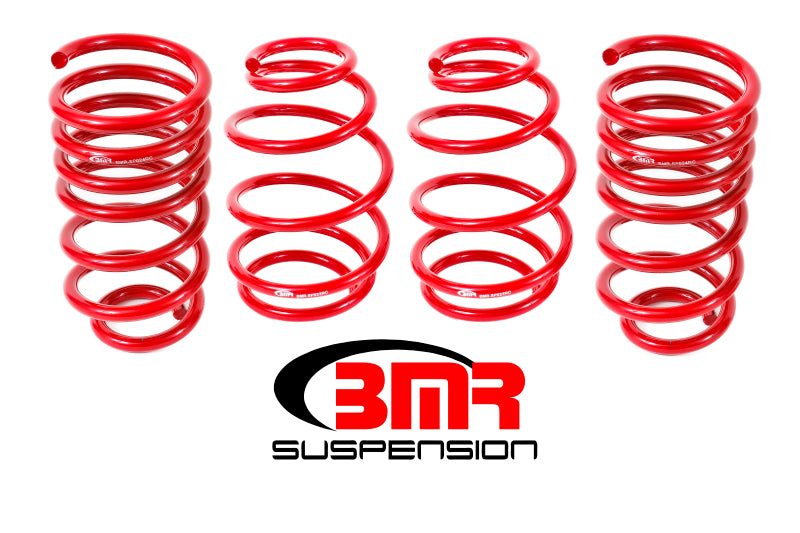 BMR 10-15 5th Gen Camaro V8 Lowering Spring Kit (Set Of 4) - Red