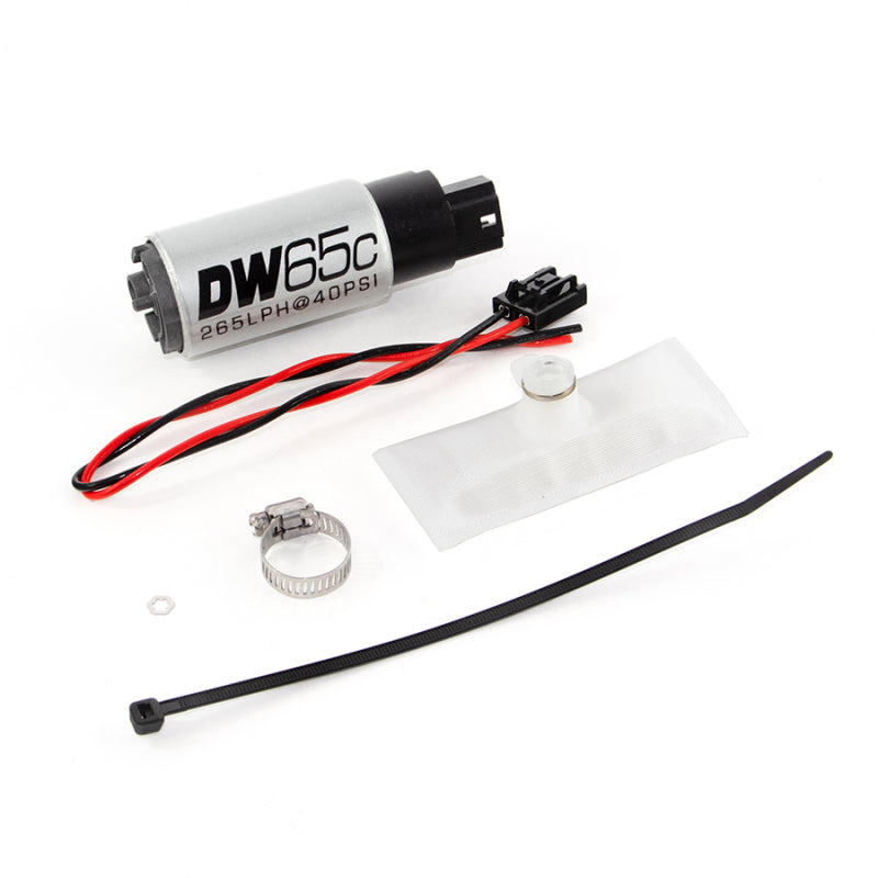 DeatschWerks 88-91 BMW 325i DW65C 265lph Compact Fuel Pump w/ Install Kit (w/o Mounting Clips)