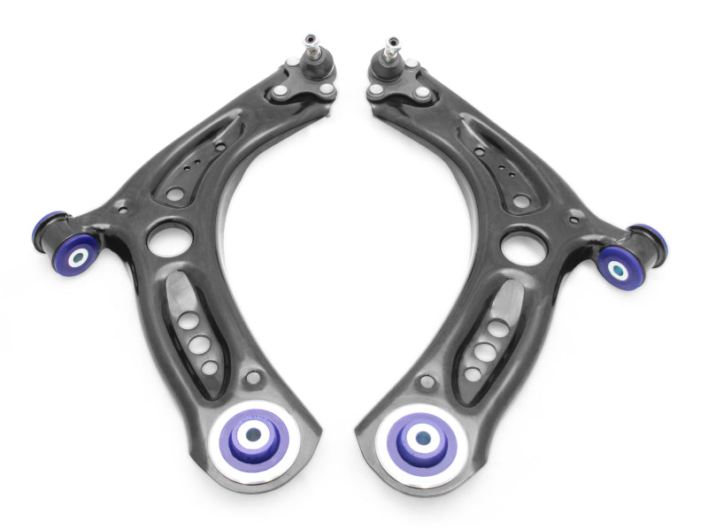 SuperPro Front Lower Control Arm Set & Bushings For 15+ A3 Golf R S3 GTI TRC1070