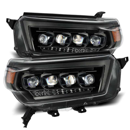 AlphaRex NOVA LED Projector Headlights for 10-13 Toyota 4Runner Black 880758
