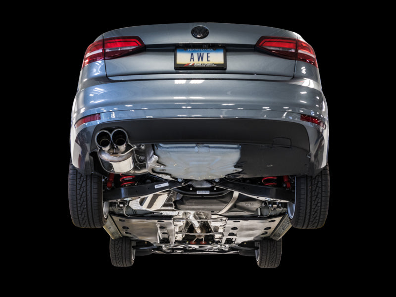 AWE Tuning 09-14 Volkswagen Jetta Mk6 1.4T Touring Edition Exhaust - Chrome Silver Tips