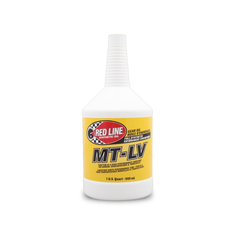 Red Line MT-LV 70W 75W GL-4 Gear Oil Case of 12 Quart 50604
