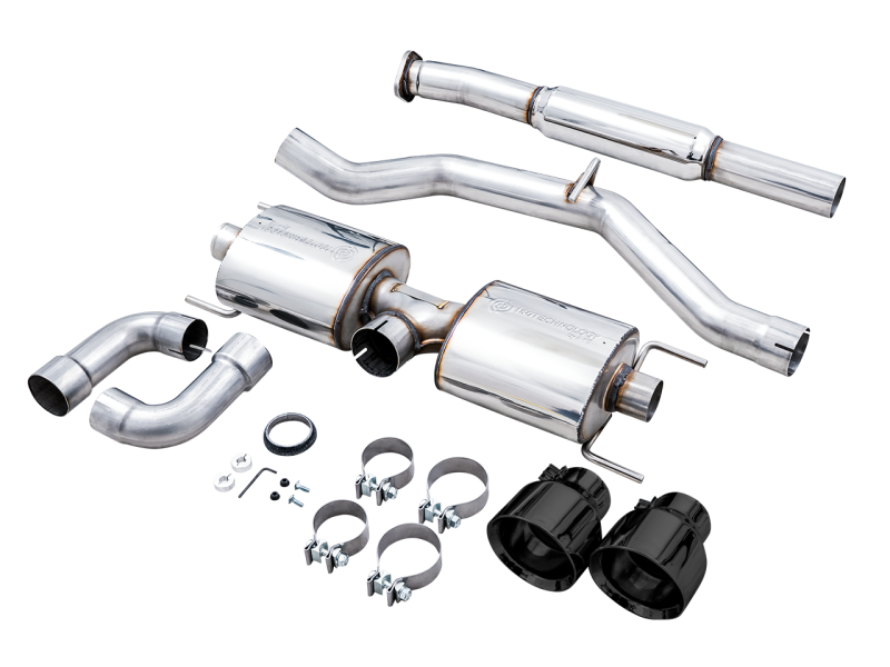 AWE Subaru BRZ/ Toyota GR86/ Toyota 86 Touring Edition Cat-Back Exhaust- Diamond Black Tips