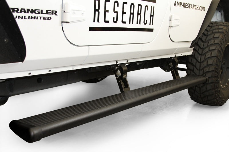 AMP Research 18-24 Jeep Wrangler JL 4DR (Excl. 4XE/Rubicon 392) PowerStep - Blac
