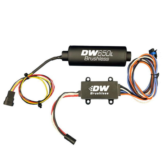 DeatschWerks DW650iL 650LPH Brushless Fuel Pump w/ Speed Controller 9-650-C105