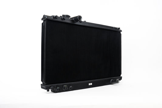 CSF 93-98 Toyota MK4 Supra Radiator - Black Finish 2882B