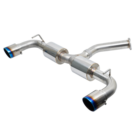 Injen 19-22 Hyundai Veloster N L4 2.0L Turbo Performance SS Axle Back Exhaust System - Burnt Ti Tips