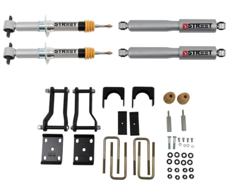 Belltech LOWERING Kit for 2019+ Ford Ranger 2WD 2in Front/4in Rear 1044SP